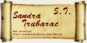 Sandra Trubarac vizit kartica